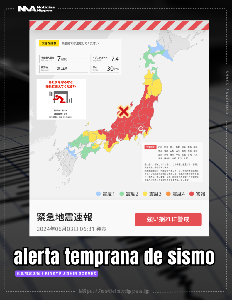 [kinkyū jishin sokuhō] se emitió alerta temprana de #sismo en 26 prefecturas 