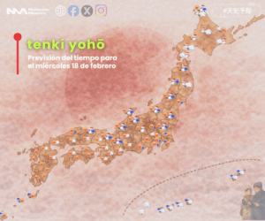 [tenki yohō] miércoles 18 de febrero