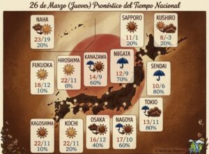 [tenkiyohō] jueves 26 de marzo