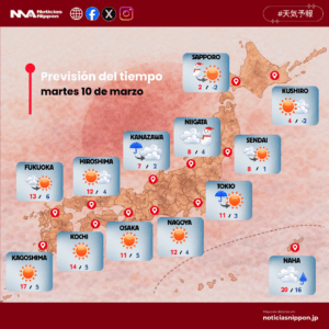 [tenkiyohō] martes 10 de marzo