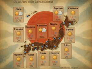 [tenkiyohō] miércoles 8 de abril