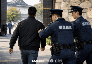 [nyūkō] extranjero irrumpe en Palacio Imperial