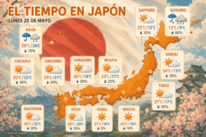 [tenkiyohō] lunes 25 de mayo