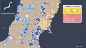 [jishinjōhō] terremoto en Tohoku