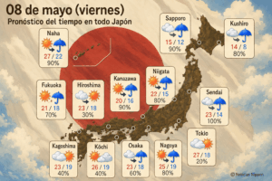 [tenkiyohō] viernes 8 de mayo