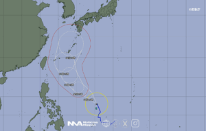 [taifū jōhō] Chanmi amenaza Okinawa