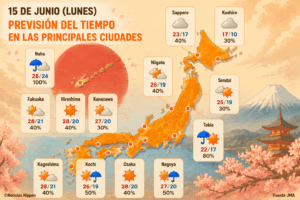 [tenkiyohō] lunes 15 de junio