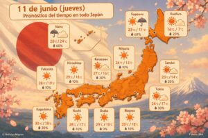 [tenkiyohō] jueves 11 de junio