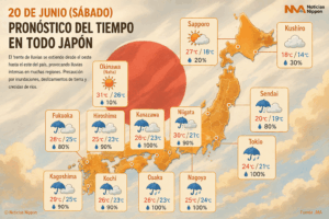 [tenkiyohō] sábado 20 de junio