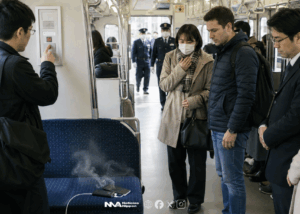 [mobairubatterī]    Alerta en los trenes Tokyu