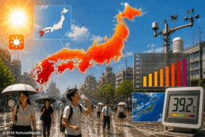 Japón soporta otro día de calor extremo