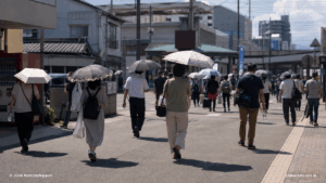 ¡El calor no da tregua en Japón!