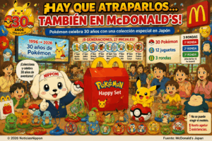 Pokémon celebra 30 años con McDonald’s Japón