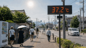 Una tarde sofocante en Japón