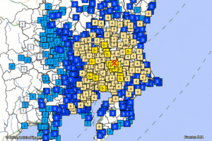 Fuerte terremoto en Kantō