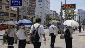 Japón soporta otra jornada de calor intenso