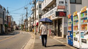 Japón registra un pico de calor sofocante