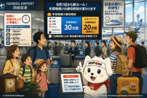 ¡Atención viajeros! Haneda cambia las reglas