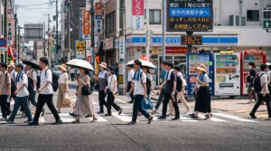 Ola de calor azota el oeste de Japón