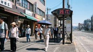 Japón bajo una ola de calor extrema