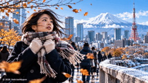 Japón siente la llegada del invierno